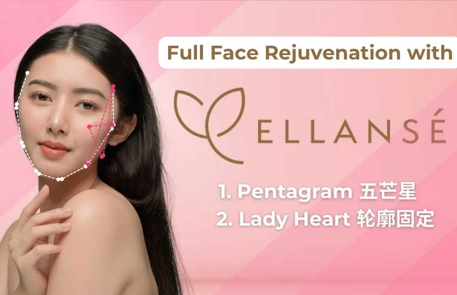 How do Ellansé’s Lady Heart and Pentagram rejuvenate the entire face